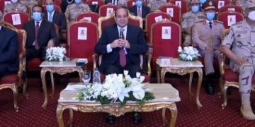 Sisi watches documentary "History Makers" on October victory 1 - Egyptian Gazette Sisi watches documentary “History Makers” on October victory