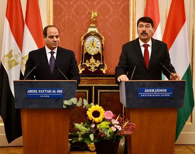 UPDATE -2: Hungarian president: Egypt most important economic, strategic partner in Arab world 1 - Egyptian Gazette