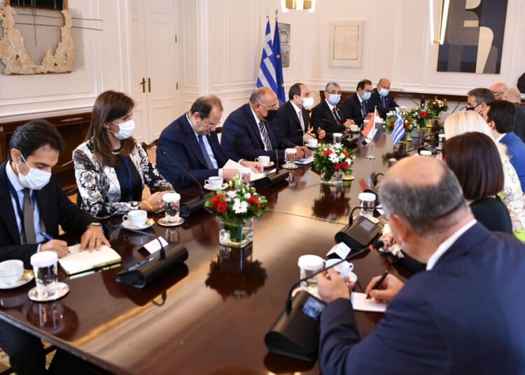 Sisi witnesses signing of MoU between Egypt, Cyprus, Greece 1 - Egyptian Gazette