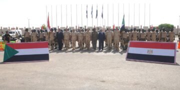 Egypt, Sudan launch joint exercise at Mohamed Naguib military base 1 - Egyptian Gazette Egypt, Sudan launch joint exercise at Mohamed Naguib military base