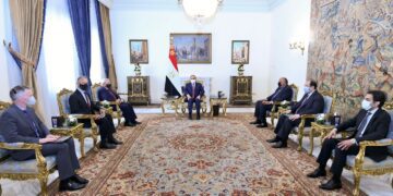 Sisi stresses strategic relations with US, calls for reviving ME peace talks 1 - Egyptian Gazette Sisi stresses strategic relations with US, calls for reviving ME peace talks