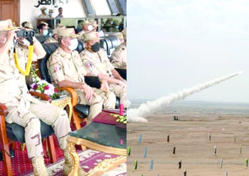Gen Zaki attends Artillery Corps drill
