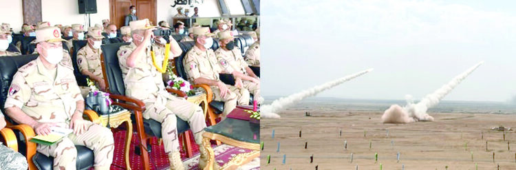 Gen Zaki attends Artillery Corps drill 1 - Egyptian Gazette