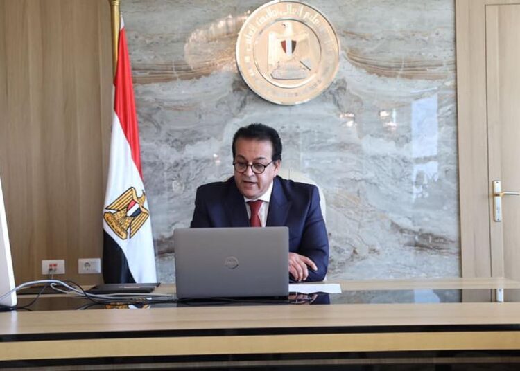 Higher Education and Scientific Research Minister Khaled Abdel Ghaffar.
