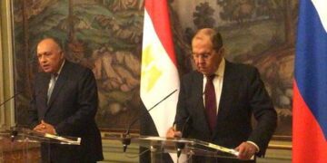 UPDATE-2: Egypt FM: talks with Lavrov covered ending Palestinian-Israeli conflict, GERD 1 - Egyptian Gazette UPDATE-2: Egypt FM: talks with Lavrov covered ending Palestinian-Israeli conflict, GERD