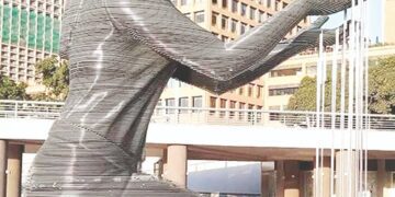 Sculpting masterpiece on new Nile public promenade 1 - Egyptian Gazette Sculpting masterpiece on new Nile public promenade