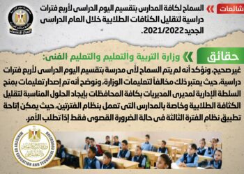 Egyptian cabinet denies news about 4 school periods/day