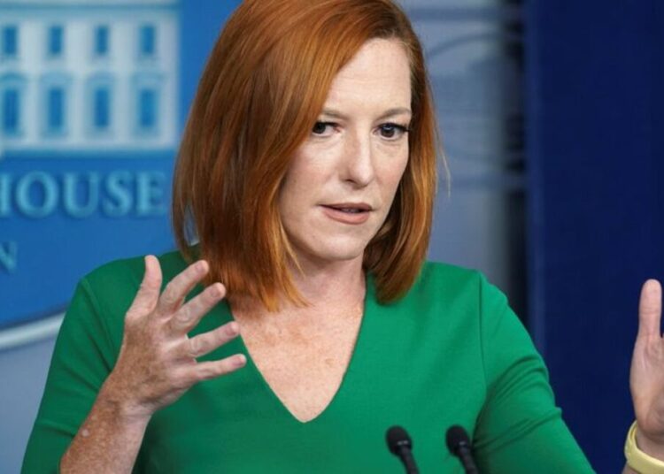 US condemns Ethiopia's expulsion of UN officials, warns of sanctions 1 - Egyptian Gazette FILE PHOTO: White House Press Secretary Jen Psaki speaks during a press briefing at the White House in Washington, U.S., September 29, 2021. REUTERS