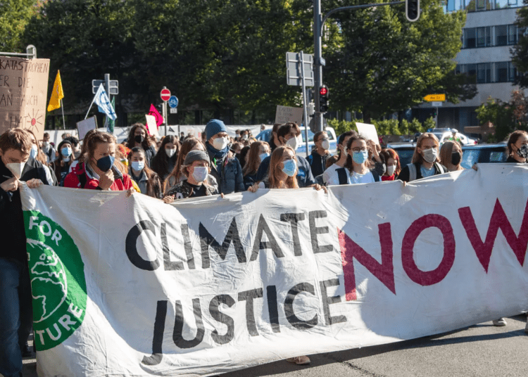 A Fridays for Future demonstration in Munich last week. The movement is credited with contributing to a heightened political awareness among young people.