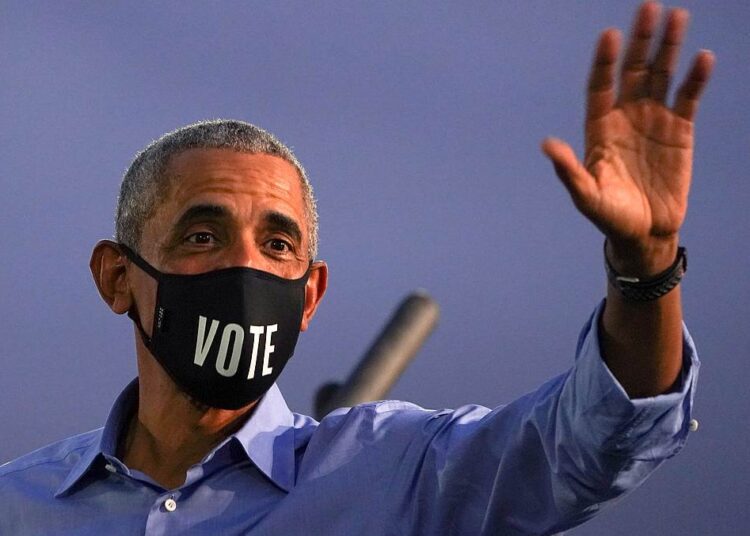 Former US President Barack Obama is aiming to boost McAuliffe in the final leg of the race.