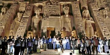 Sun perpendicularity on King Ramses II statue genuine opportunity to promote for tourism