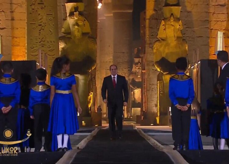 Sisi inaugurates Avenue of Sphinxes in dazzling celebration 1 - Egyptian Gazette