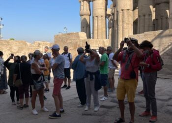Sphinx Avenue receives visitors after opening, Luxor sees tourism boom