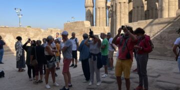 Sphinx Avenue receives visitors after opening, Luxor sees tourism boom