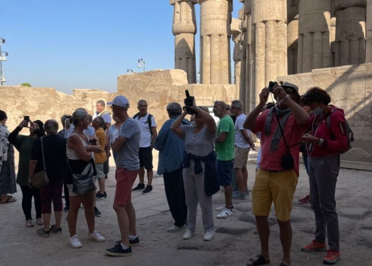The ancient Avenue of Sphinxes (Kebash Road) received since early Friday morning thousands of tourists and Egyptians who were keen to visit it after Thursday's international inauguration ceremony held in the presence of President Abdel Fattah El Sisi.