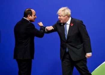 Sisi meets British PM in Glasgow