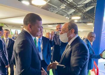 Sisi receives Libyan prime minister in Glasgow