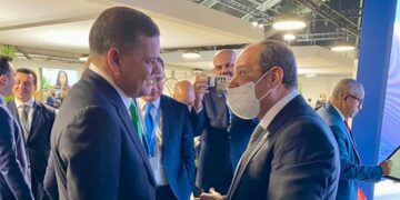 Sisi receives Libyan prime minister in Glasgow