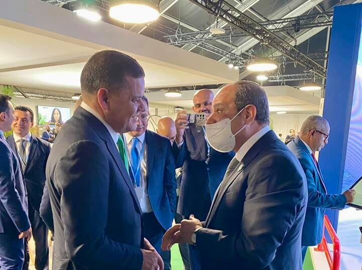 Sisi receives Libyan prime minister in Glasgow 1 - Egyptian Gazette