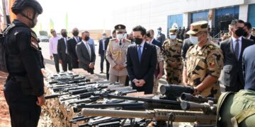 Crown Prince Hussein witnesses commandos exercise