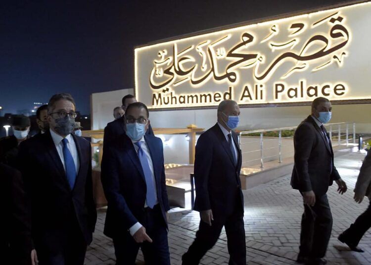 PM checks on renovation works at Mohamed Ali Palace ahead of its reopening 2 - Egyptian Gazette PM checks on renovation works at Mohamed Ali Palace ahead of its reopening 1 - Egyptian Gazette