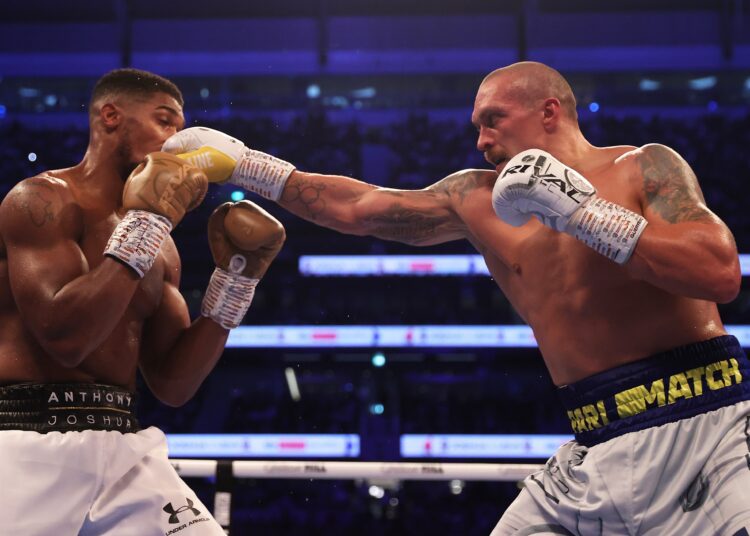 Anthony Joshua (L) and Oleksandr Usyk will initiate plans for a rematch by discussing the probable venue for the fight.