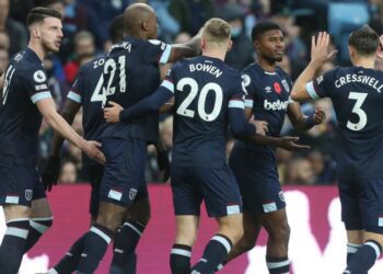 West Ham thumps Villa, Leeds moves of out danger