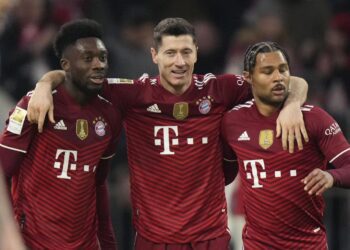 Lewandowski scores in Bayern win for 60th goal of 2021