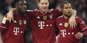 Lewandowski scores in Bayern win for 60th goal of 2021