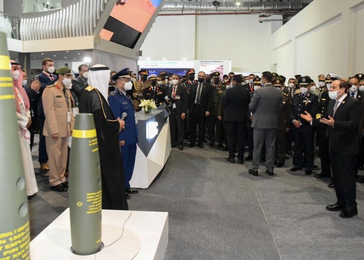 Sisi inspects EDEX 2021 pavilions 2 - Egyptian Gazette Sisi inspects EDEX 2021 pavilions 1 - Egyptian Gazette