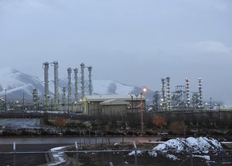 FILE - The Arak heavy water nuclear facilities, near the central city of Arak, 150 miles (250 kilometers) southwest of the capital Tehran, Iran, Jan. 15, 2011. On Monday, Nov. 29, 2021, negotiators are gathering in Vienna to resume efforts to revive Iran's 2015 nuclear deal with world powers, with hopes of quick progress muted after the arrival of a hard-line new government in Tehran led to a more than five-month hiatus.