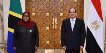 UPDATE : Sisi, Hassan discuss ways to enhance bilateral ties 1 - Egyptian Gazette UPDATE : Sisi, Hassan discuss ways to enhance bilateral ties