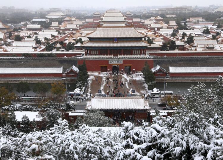 China issues winter’s first snowstorm orange alert, cold snap sweeps country 2 - Egyptian Gazette China issues winter’s first snowstorm orange alert, cold snap sweeps country 1 - Egyptian Gazette