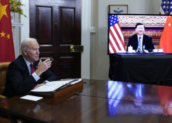 Biden, Xi try to tamp down tension in long virtual meeting