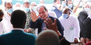 President visits medical convoy in Aswan village 1 - Egyptian Gazette President visits medical convoy in Aswan village