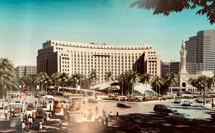 President follows up plans to upgrade Tahrir complex 1 - Egyptian Gazette Tahrir complex