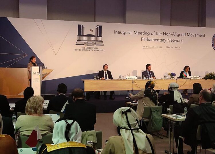 AP speaker takes part in launching parliamentary network of NAM 2 - Egyptian Gazette AP speaker takes part in launching parliamentary network of NAM 1 - Egyptian Gazette