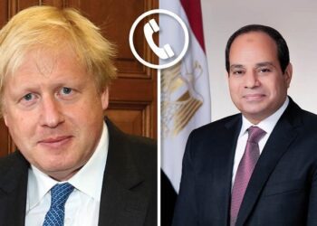 Boris Johnson briefs President Sisi on developments of COP26 negotiations