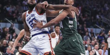 NBA champion Bucks hold off Knicks, Nets work over Magic in Orlando