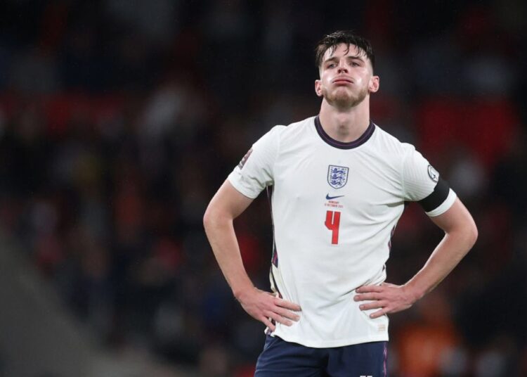 England midfielder Rice ruled out of last two World Cup qualifiers 1 - Egyptian Gazette