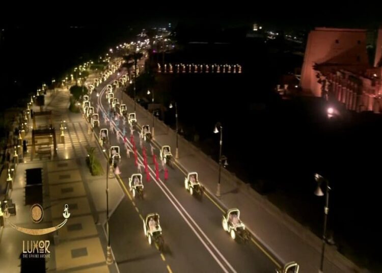 The Russian Embassy in Egypt described the ceremony to inaugurate the Sphinx Avenue (Kebash Road) as a great event.