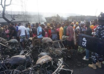 Oil tanker explodes in Sierra Leone, killing at least 92