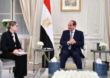 President Sisi meets with Tunisian PM in Paris