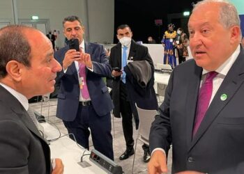 President Sisi meets his Armenian counterpart