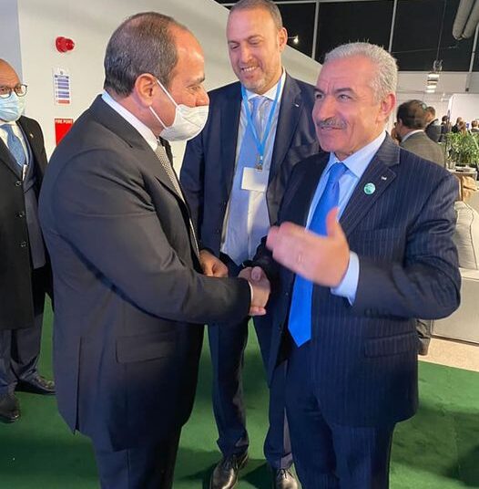 Sisi meets Palestinian PM in Glasgow 1 - Egyptian Gazette
