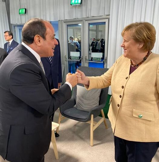 Sisi meets Merkel in Glasgow 1 - Egyptian Gazette