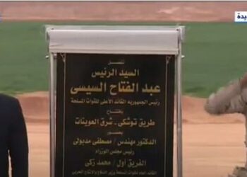 Sisi opens Toshka-Sharq El Owainat road