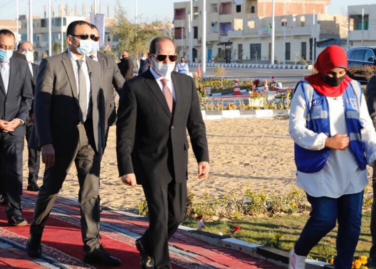 Sisi inspects services centers in Qena village 1 - Egyptian Gazette