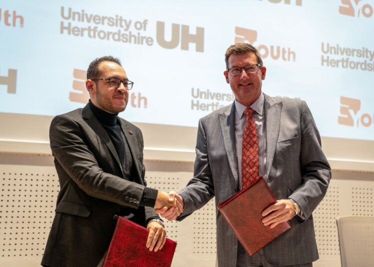 E-Youth, Hertfordshire University sign partnership agreement 1 - Egyptian Gazette