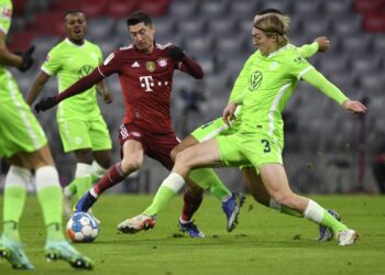 Lewandowski sets Bundesliga record with 43rd goal in 2021